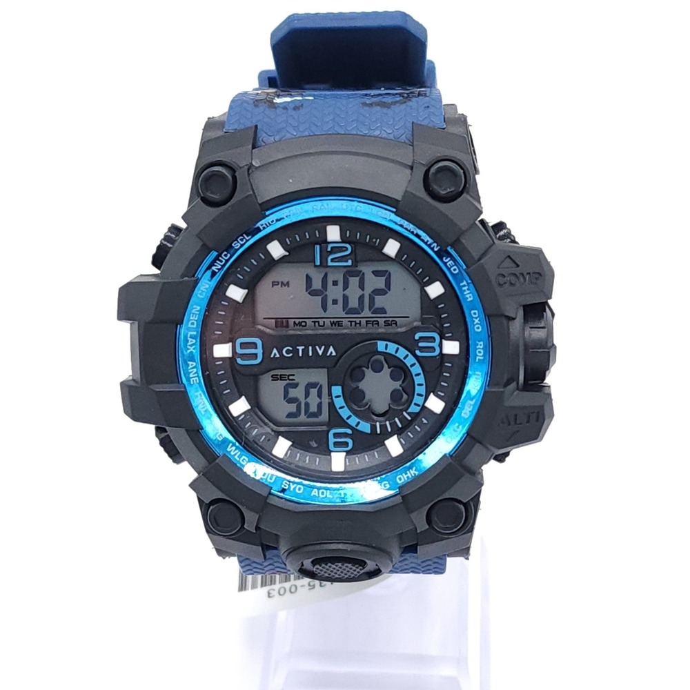 Activa Invicta Blue Camo Digital Sport Watch 54mm Men - Picture 7 of 17